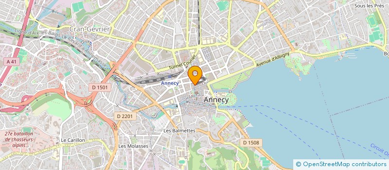 localisation de l'entreprise O PERCHEES à ANNECY