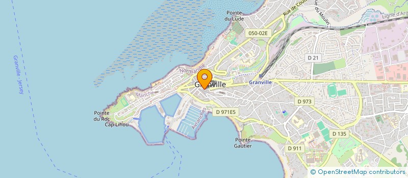 localisation de l'entreprise O PERLES D'AMBRE  GRANVILLE