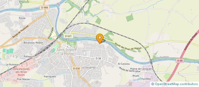 localisation de l'entreprise O PESCAYRES  SAINT-SULPICE-LA-POINTE