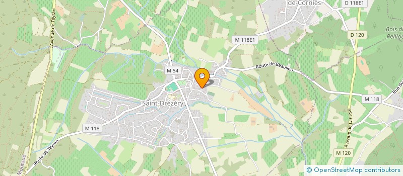 localisation de l'entreprise O PETIT BONHEUR à SAINT-DREZERY