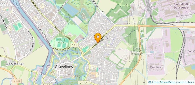 localisation de l'entreprise O PETIT BONHEUR à GRAVELINES