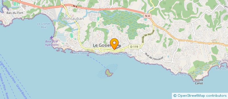 localisation de l'entreprise O' PETIT CREUX à LE GOSIER