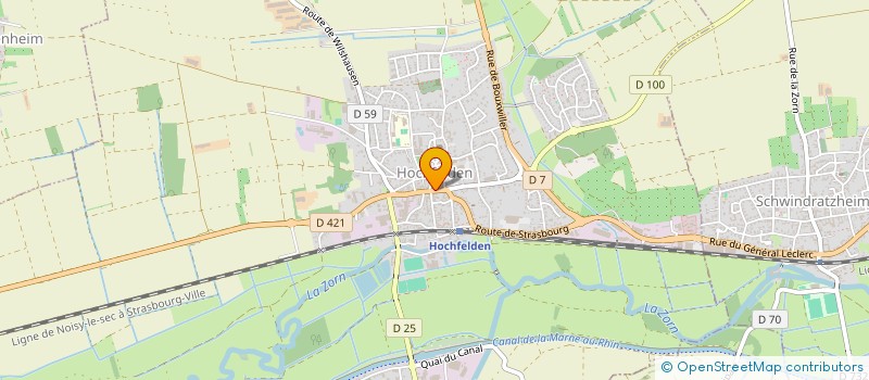 localisation de l'entreprise O PETIT DELICE  HOCHFELDEN