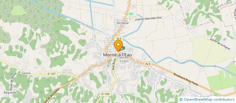 localisation de l'entreprise O'PEYI à MORNE-A-L'EAU