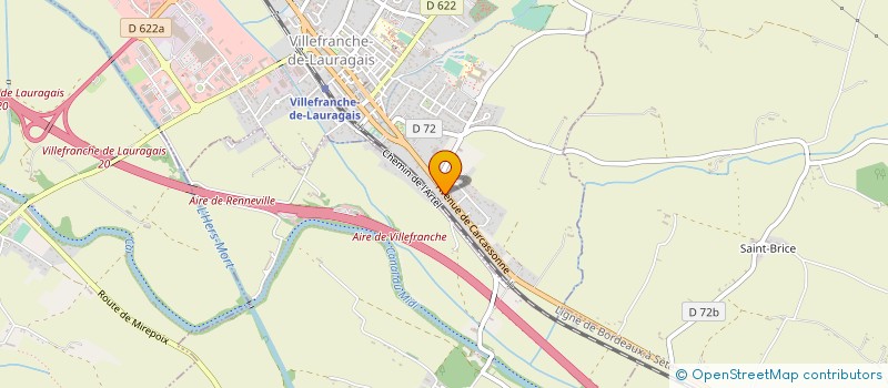 localisation de l'entreprise O PIECES AUTO à VILLEFRANCHE-DE-LAURAGAIS
