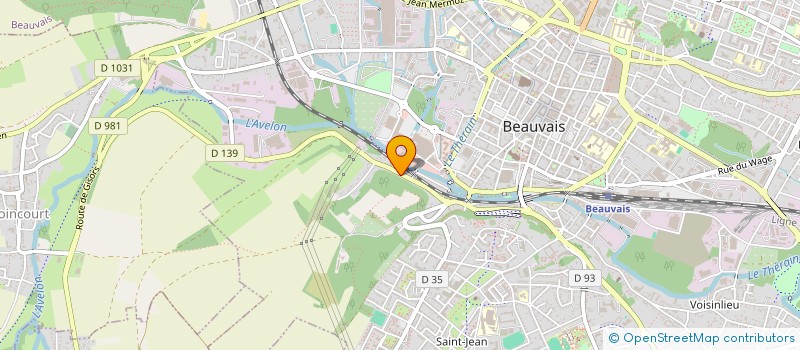 localisation de l'entreprise O'PIECES AUTO  BEAUVAIS