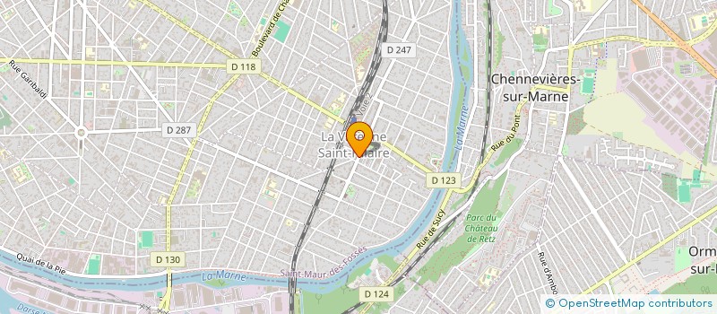 localisation de l'entreprise O'PIZZA à SAINT-MAUR-DES-FOSSES