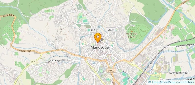 localisation de l'entreprise O PIZZAIOL'  MANOSQUE