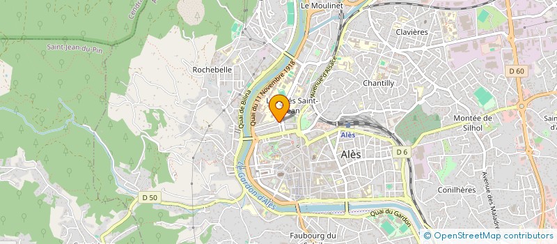 localisation de l'entreprise O'PLAISIR à ALES