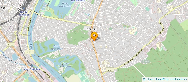 localisation de l'entreprise O PLAISIR DES SENS à DRAVEIL