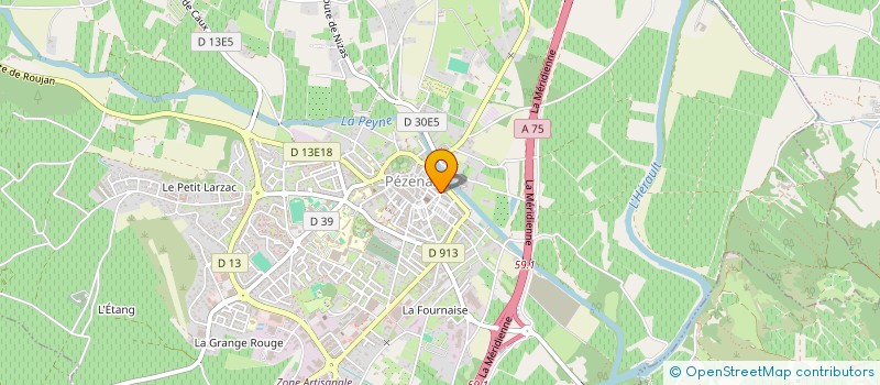 localisation de l'entreprise O PLAISIRS à PEZENAS
