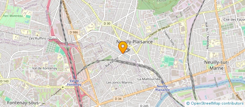 localisation de l'entreprise O PLOMBIER  NEUILLY-PLAISANCE