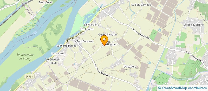 localisation de l'entreprise O'PLUS à DIVATTE-SUR-LOIRE