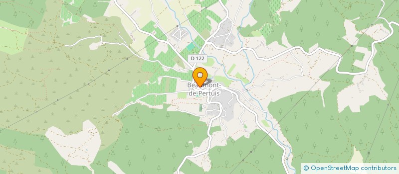 localisation de l'entreprise O'PLUS à BEAUMONT-DE-PERTUIS