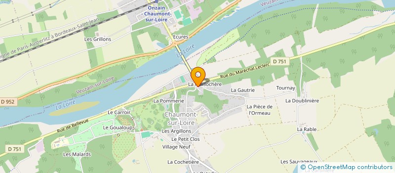 localisation de l'entreprise O PLUS DESIGN  CHAUMONT-SUR-LOIRE