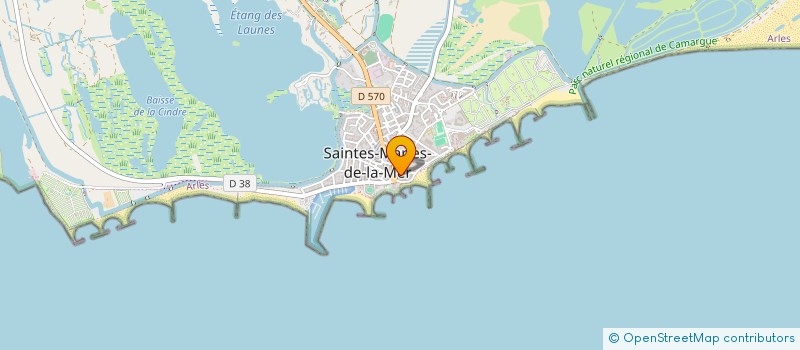 localisation de l'entreprise O'POINT CHAUD à LES STES MARIES DE LA MER