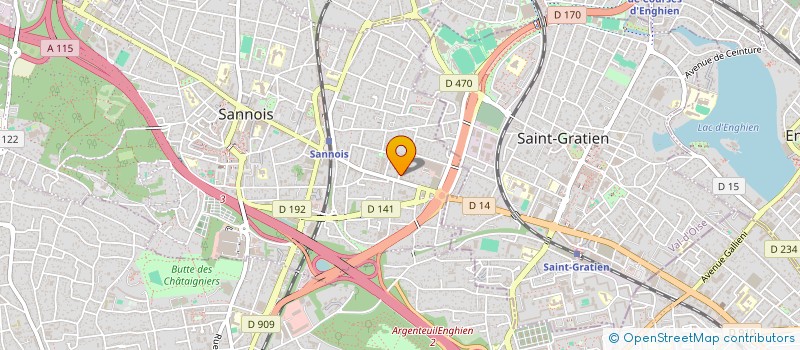 localisation de l'entreprise O'POKE BALL  SANNOIS