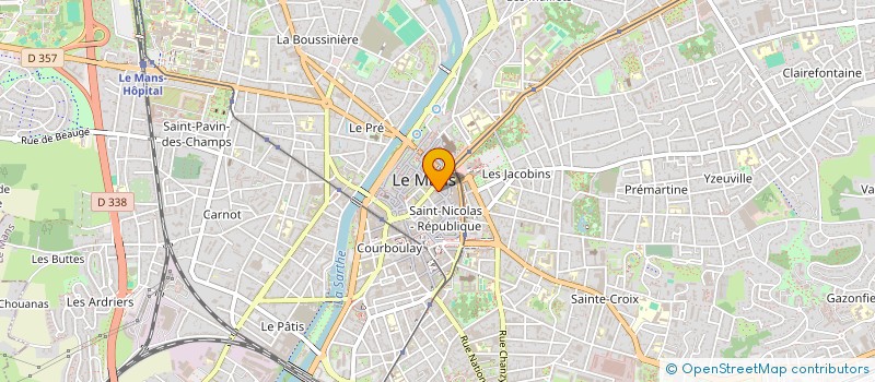 localisation de l'entreprise O PONTS NEUFS  LE MANS