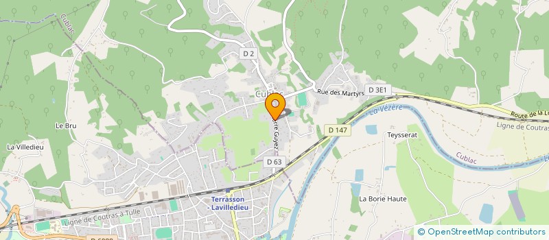 localisation de l'entreprise O'PORTO RESTAURANT CAFE  CUBLAC