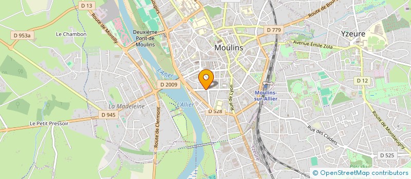 localisation de l'entreprise O POSITIF MANAGEMENT  MOULINS