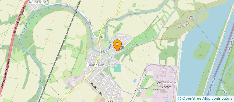 localisation de l'entreprise O'POSSUM  BEINHEIM