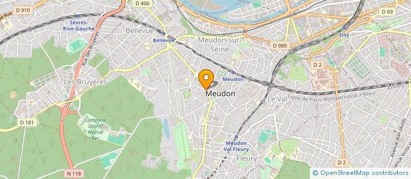 localisation de l'entreprise O ! POTENTIELS à MEUDON