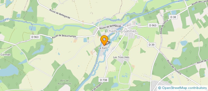 localisation de l'entreprise O POULAILLER THEATRE à CHAILLY-EN-GATINAIS