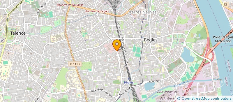 localisation de l'entreprise O PRESSE-PAPIER à BEGLES