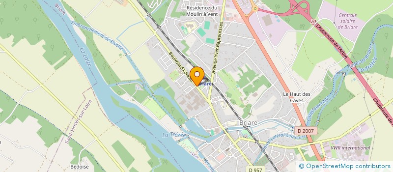 localisation de l'entreprise O'PRESTIGE à BRIARE