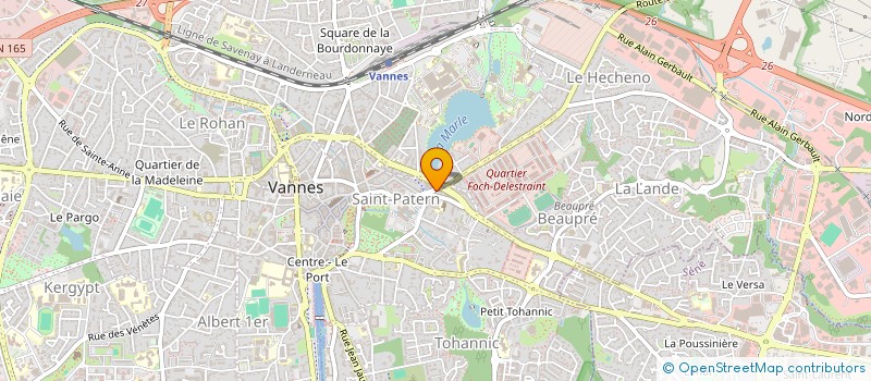 localisation de l'entreprise O' PRESTIGE BARBER SHOP à VANNES