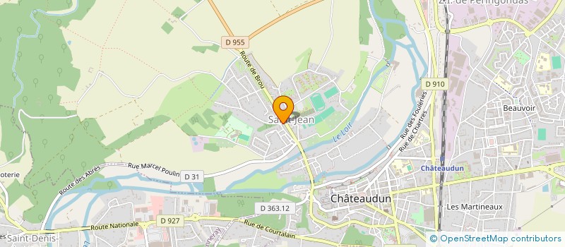 localisation de l'entreprise O'PRIMEUR 28 à CHATEAUDUN