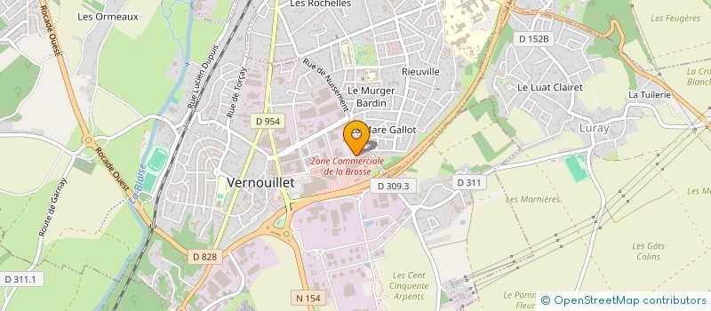 localisation de l'entreprise O'PRIMEURS DE VERNOUILLET à VERNOUILLET