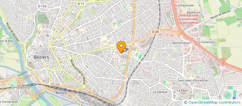 localisation de l'entreprise O PRIX BAS à BEZIERS
