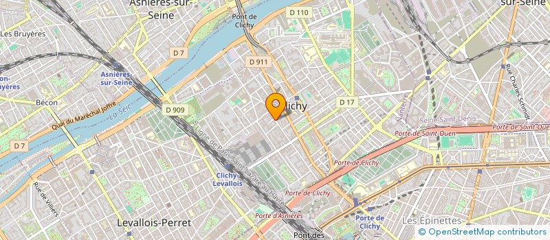 localisation de l'entreprise O PTI CROK à CLICHY
