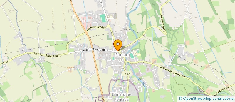 localisation de l'entreprise O PTI MARCHE  PONTACQ