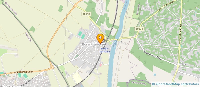 localisation de l'entreprise O PTIT SAPHIR  BORAN-SUR-OISE