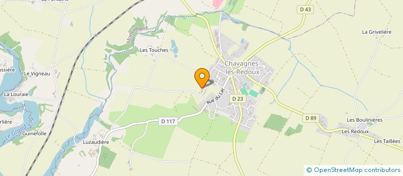 localisation de l'entreprise O PTIT SOLEIL  CHAVAGNES-LES-REDOUX