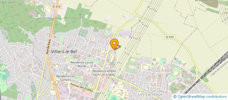 localisation de l'entreprise O'PTITS SOINS  VILLIERS-LE-BEL