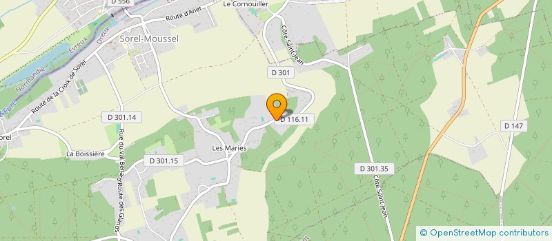 localisation de l'entreprise O PUNAISE à SOREL-MOUSSEL