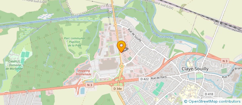 localisation de l'entreprise O R  CLAYE-SOUILLY