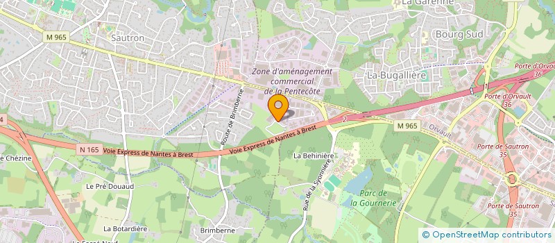 localisation de l'entreprise O.R.A. HOLDING  SAUTRON