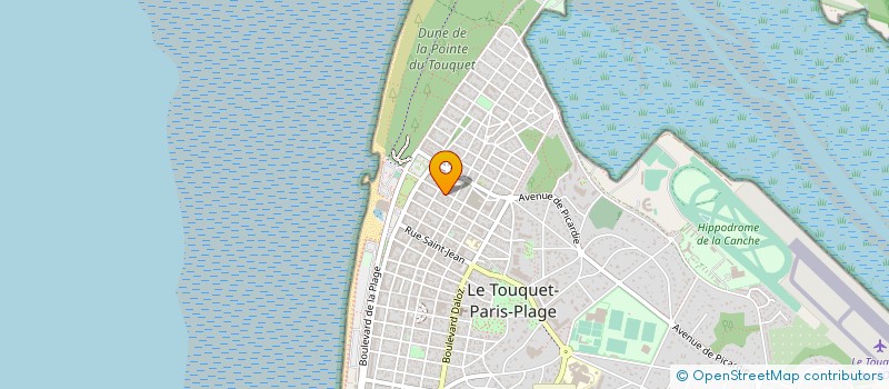 localisation de l'entreprise O.R.A.M. OFF ROAD  LE TOUQUET-PARIS-PLAGE