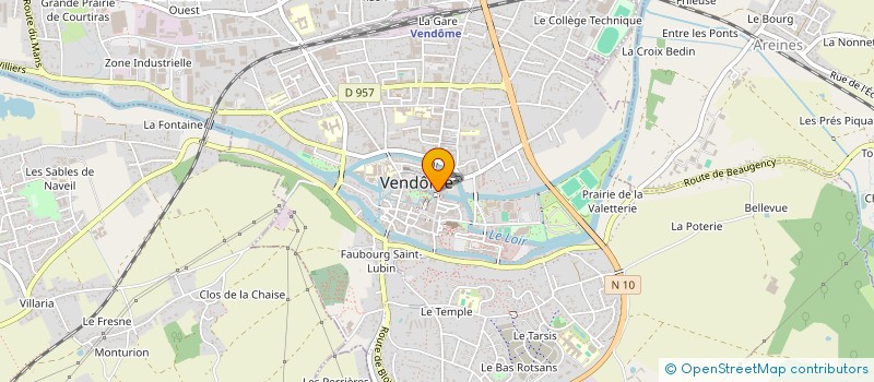 localisation de l'entreprise O.R.C.  VENDOME