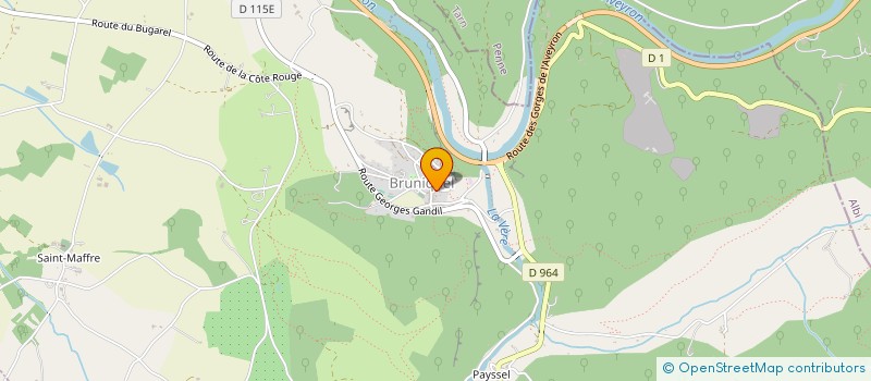 localisation de l'entreprise O.R.C.E ET FILS  BRUNIQUEL