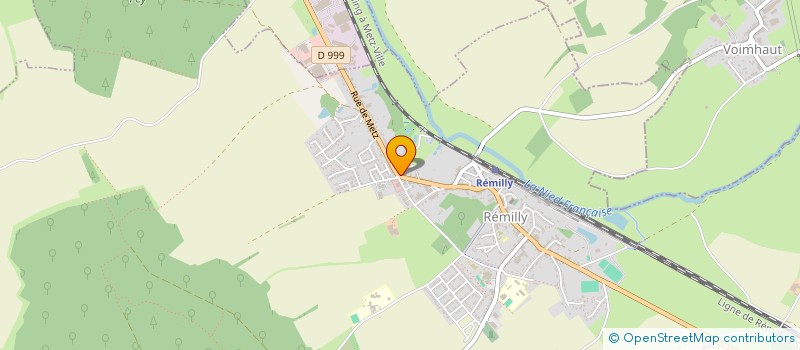 localisation de l'entreprise O.R. CHAUFFAGE SANITAIRE - O.R.C.S.  SORBEY