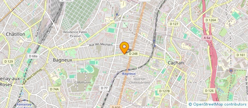 localisation de l'entreprise O.R. EAU AIR à BAGNEUX