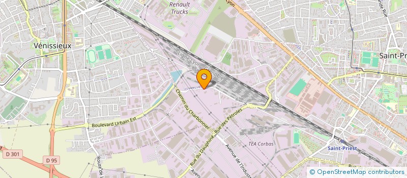 localisation de l'entreprise O.R.G.A.L.  SAINT-PRIEST