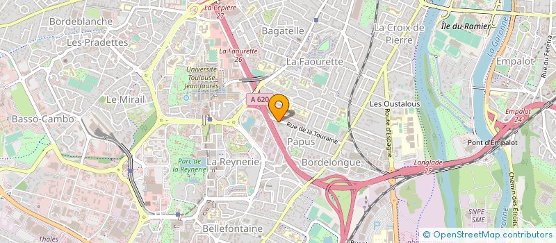 localisation de l'entreprise O.R.H BATIMENTS à TOULOUSE