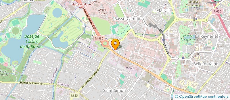 localisation de l'entreprise O.R.I.S à TOULOUSE