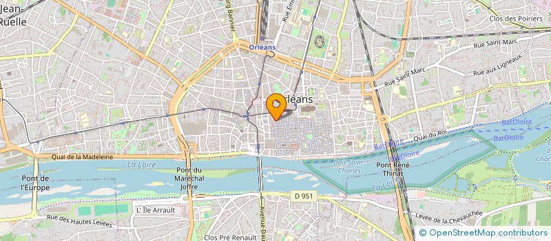 localisation de l'entreprise O.R. IMMOBILIER  ORLEANS